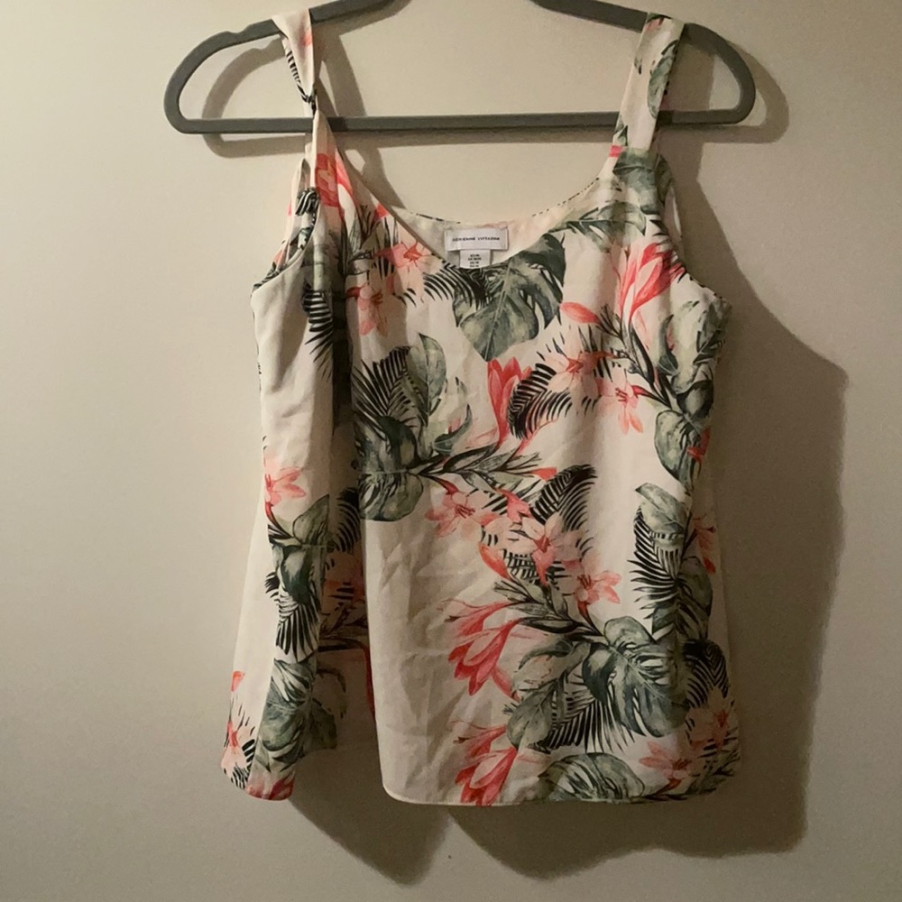Floral Tank Top - Adrienne Vittadini